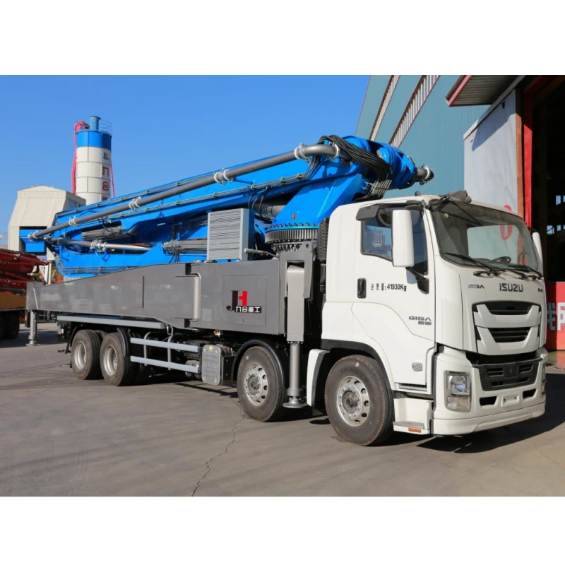 Heavy Construction Equipment Cement Machinery High Efficiency Truck-Mounted Vehicles JH58-XR 58m Concrete Pump Line Truck