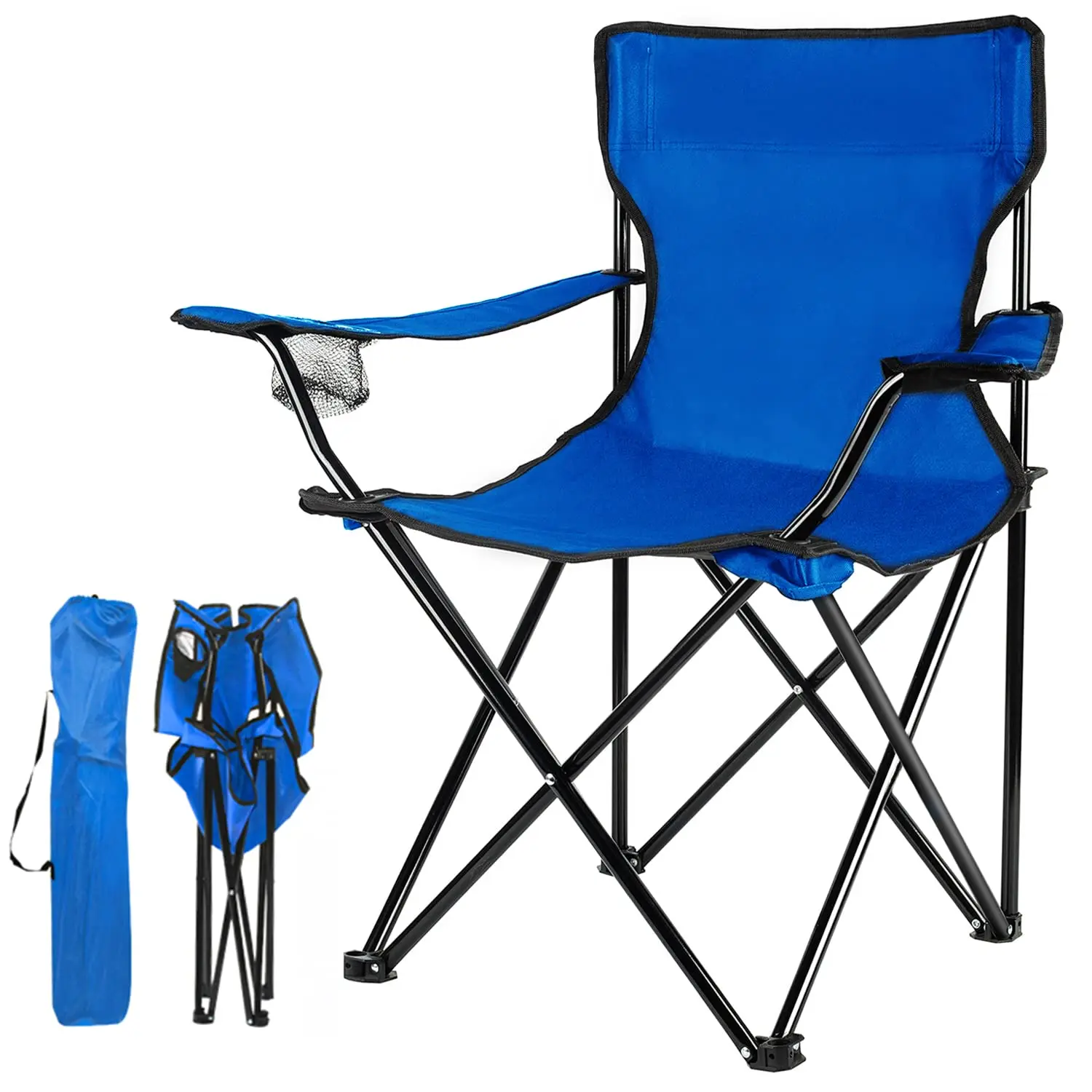 Wholesale Custom Logo Outdoor Portable Folding Collapsible Outdoor Armchair Lightweight Camping Travel Beach Fishing Chairs