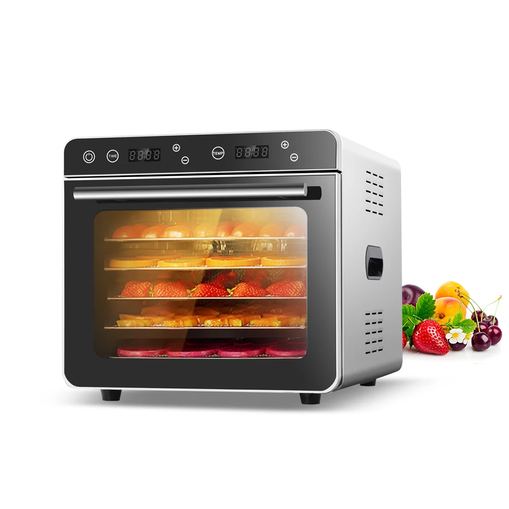 6 Trays Top Manufacturer High Efficiency Professional Food Dehydrator Food Dryer Dehydrator Drying Machine