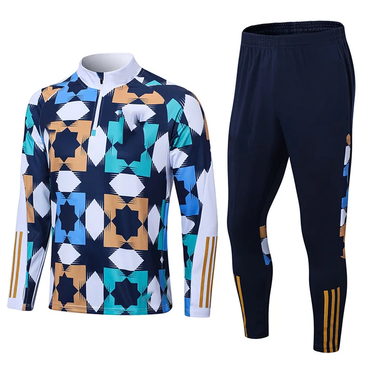 Football Training Soccer Team Tracksuit for Sale Men Tracksuits Outfits 2 Piece Jogger Fitness Set