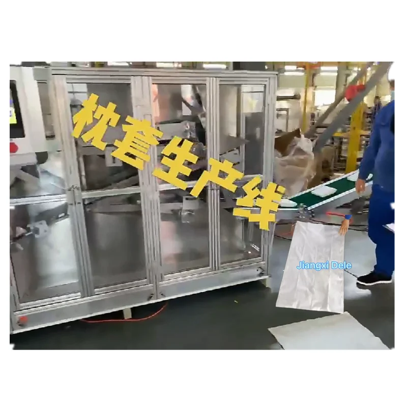 Jiangxi Dele Cushion Pillow Case Making Machine Cushion Cover Machine Other Home Textile Product Machine