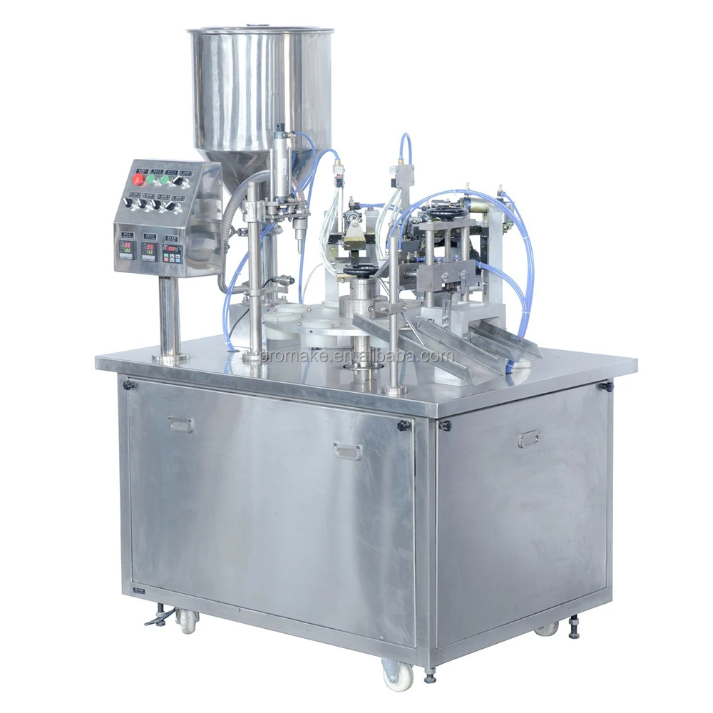 Semi-automatic  aluminum tube rotary nail gel silicone sealant glue ointment aluminum tube filling and sealing machine