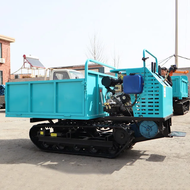 850kg 1 ton Mini Transporter Dumper Crawler Dump Truck Made In China