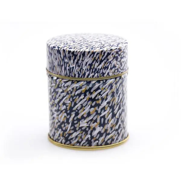 Factory price small round metal tea tin container custom print empty coffee tea tin can