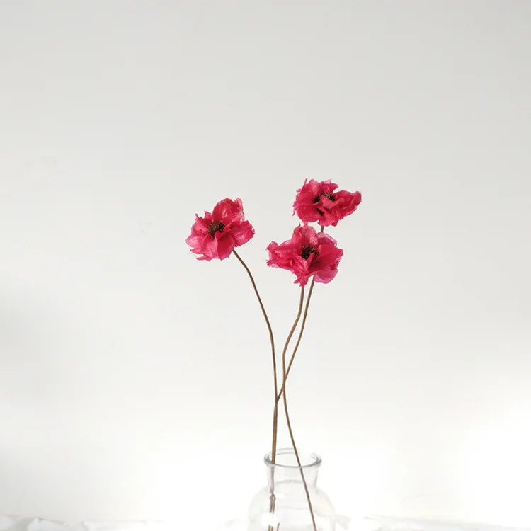 Yunnan Factory Artificial Flowers Sola Wood Flower wooden flowers for vase decoration