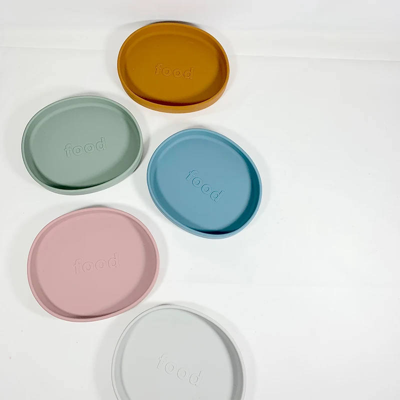 new design Factory supply attractive price baby eating bowl custom silicone baby plate