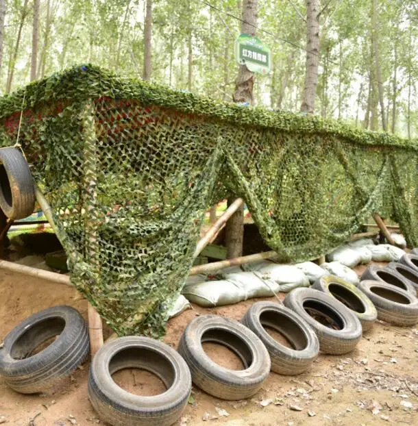 Woodland camouflage net camo car cover 2.5m x 6m