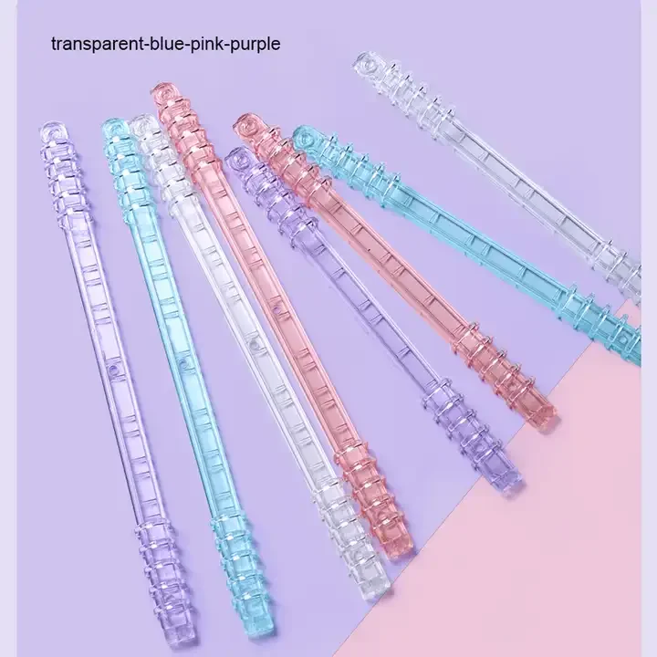 Scissor style loose leaf ring scissor clip 26 holes B5 20 holes A5 binding ring porous replacement core detachable