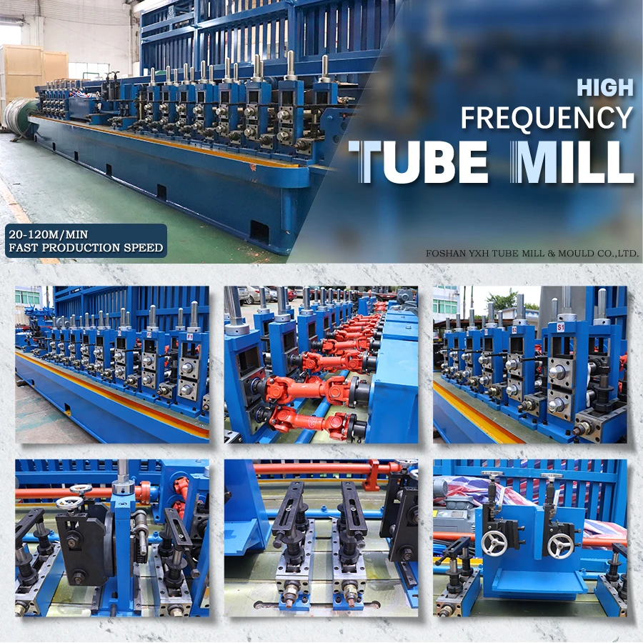 High Power Consumption Carbon Steel Tube Making Machine ERW Tube Mill for Efficient Production