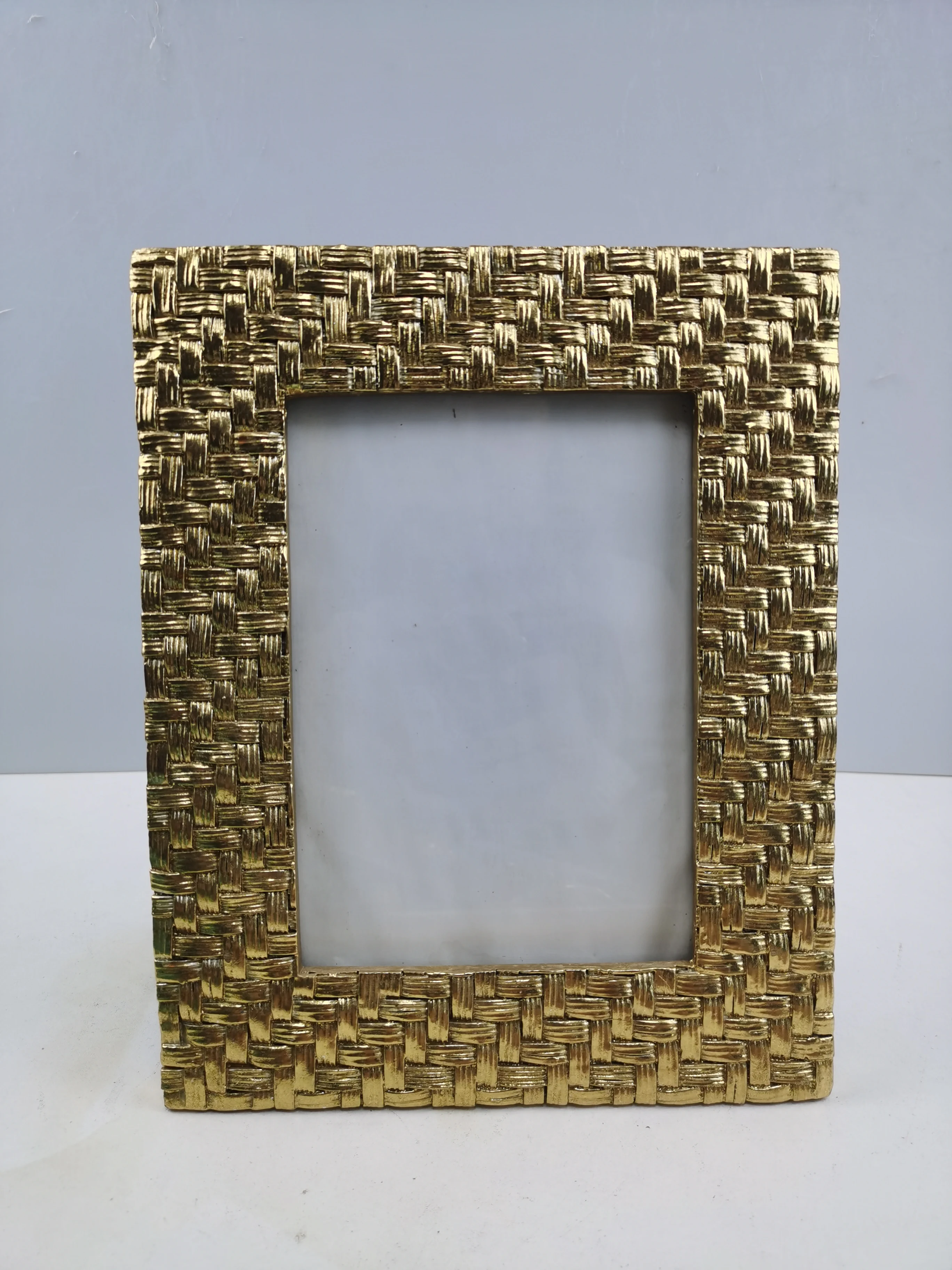 Custom Resin Vintage Unique Green Picture Frame 4x6 Family Antique Photo Frame for Home Decoration