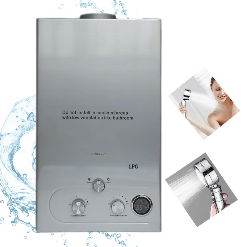 Best Selling Gas Water Heater Homeuse Household Endless Instant Hot LPG/LNG Water Heater