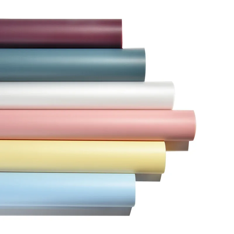 
20sheets/Bag 60*60cm floral waterproof gift paper wrapping tissue cellophane wrapper flower paper 