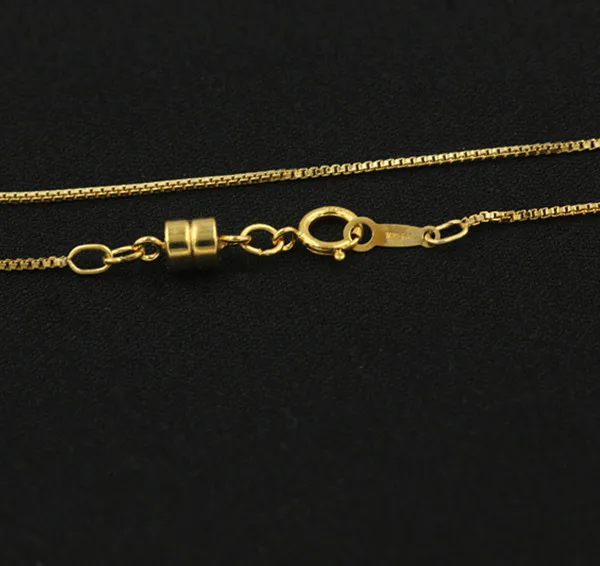 A1847 genuine real 14k gold filled GF necklace chain box permanent jewelry making wholesale