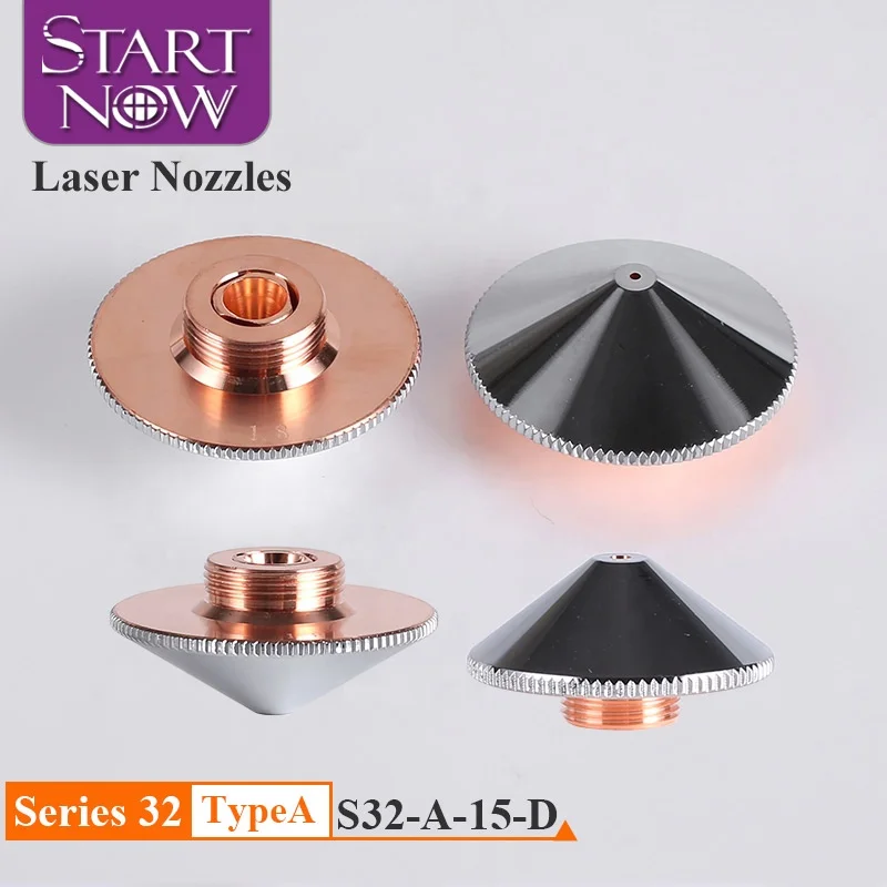 Startnow S32-A Laser Nozzles for Empower Raytools BT240 Fiber Cutting Machine Head OEM Double Layer 1.0 1.2 1.5 1.8 Laser Nozzle