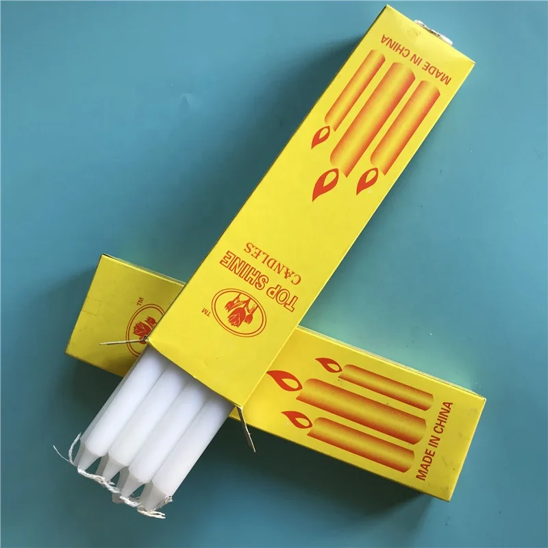 Cheap price white candle wax stick candles to Ghana
