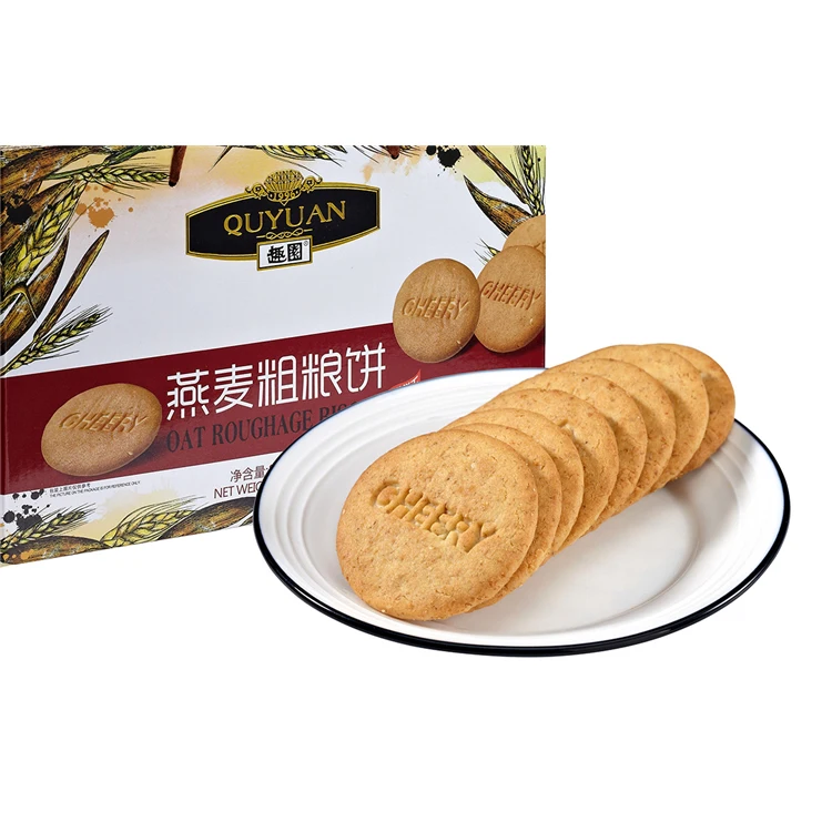 
800G/Box Net Weight Oat Roughage Biscuits Manufacturers In China For Promotional 