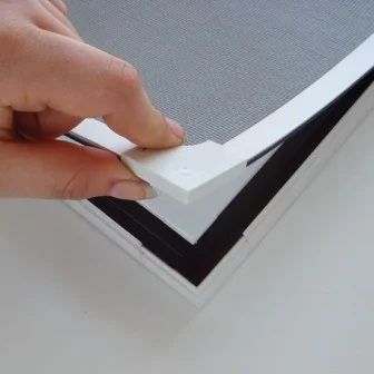 Easy to install European style fiberglass screen magnetic fame window mosquito net fly screens window