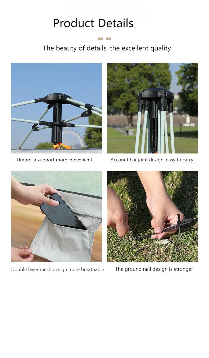 Customized Camping Tent Luxury Capacity Automatic Pop Up Waterproof  camping outdoor Tents