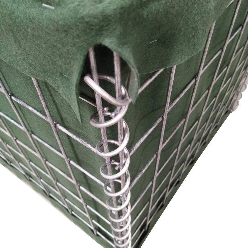 Mil 8 Easy Installation Lined With Non - Woven Geotextile  Defensive  Barrier Flood Wall,HESCO barrier, Mesh Hole Defensive Barr