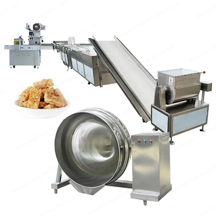Nougat Making Halva cutting puffed rice making machine