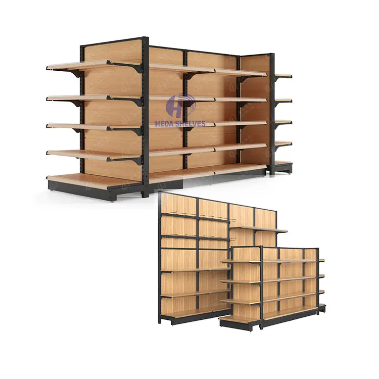 Customized Supermarket Shelves Store Rack Retail Shop Equipment Stands Supermarket Supplies Display Racks