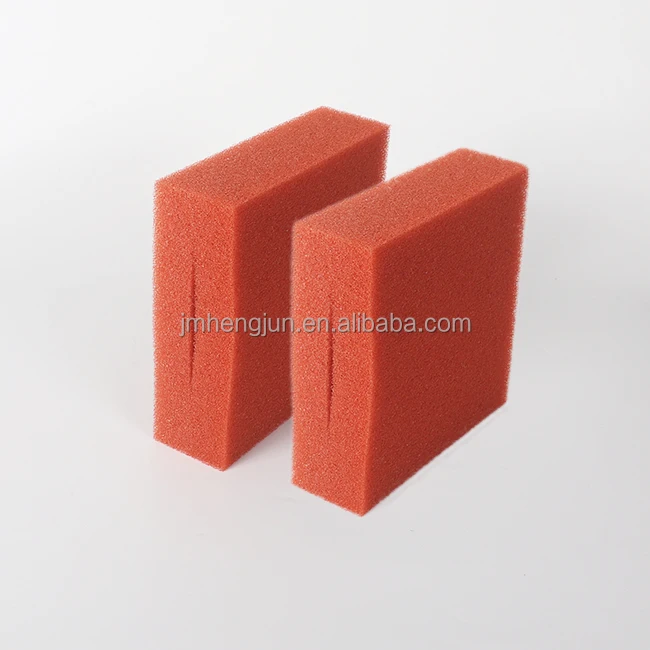 Hengjun Customized Shape 10-60  PPI Open Cell Filter Foam Reticulated Sponge For Aquarium