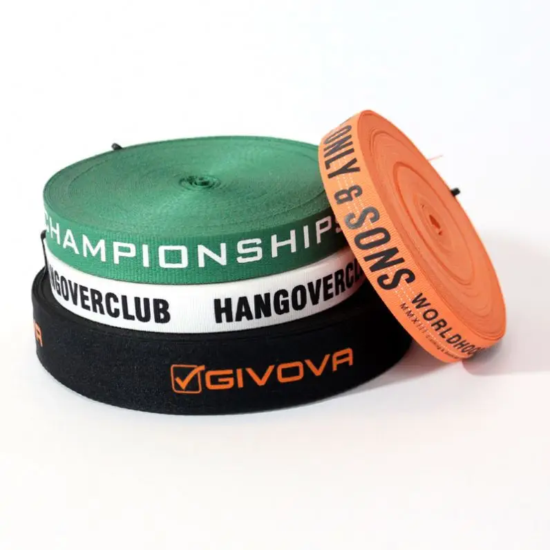 Jinsly Custom Webbing nylon plain flat polyester strap for bags shoulder strap nylon 22 mm webbing polyester tape