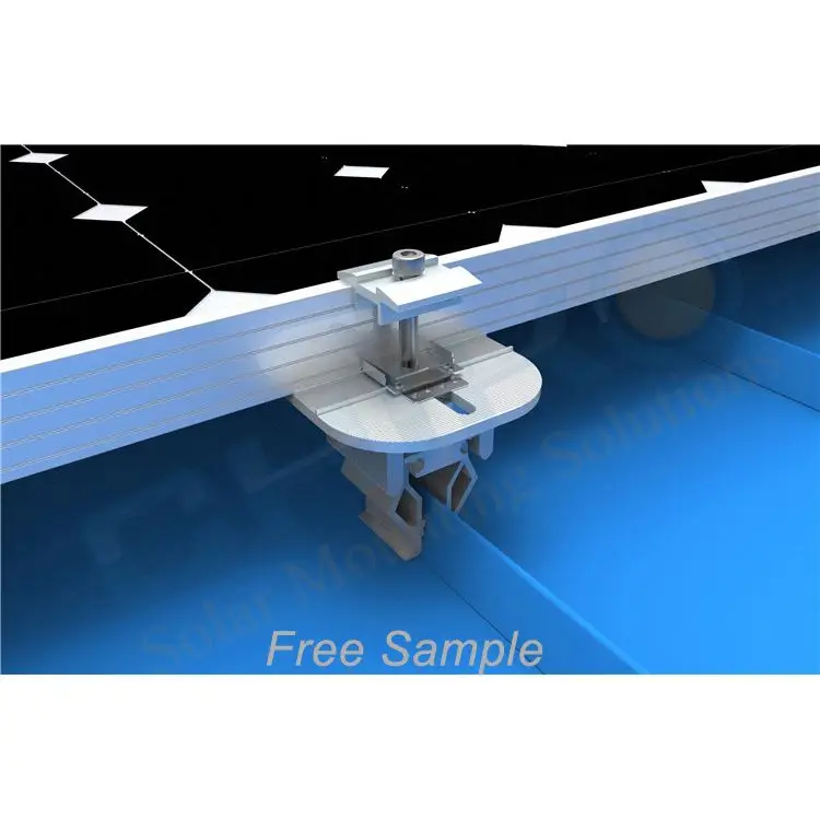 PV Structure Solar Panel Standing Seam Metal Tin Roof Mounting Clamps