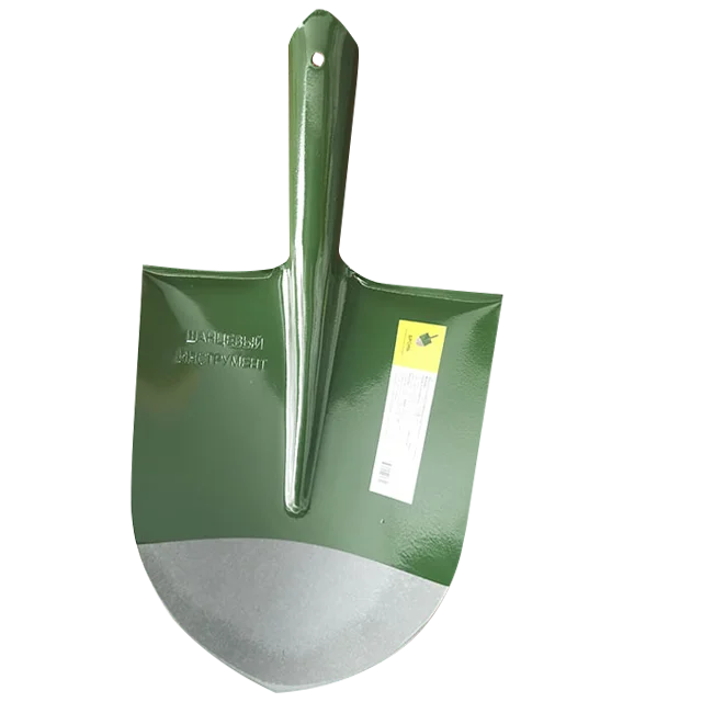Famous Russian Market Sharp Point Green Color Shovel Without Handle