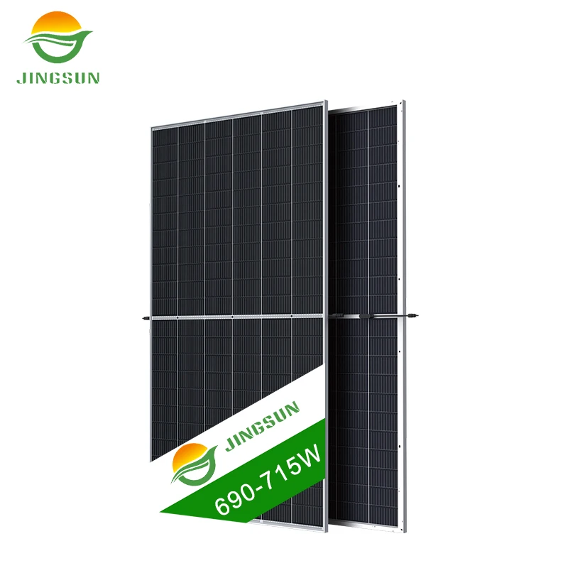 Jingsun High power Mono N-type 210mm 690w 715w 700w 705w 710w  Solar panels for home energy storage