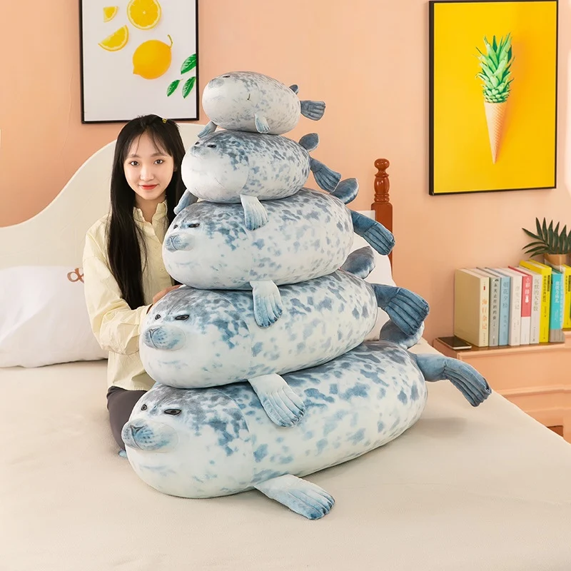 30 cm  Seal Plush Pillow Sea Animal Plush Toys Soft Stuffed Ocean Animal