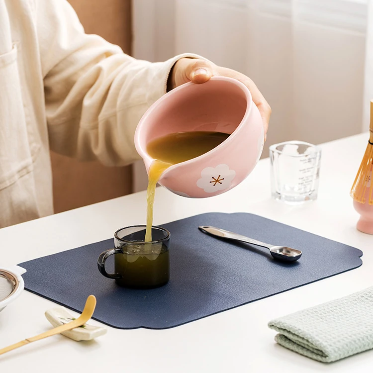 Ceremonial grade pink matcha whisk set professional 10 pieces matcha tools ceramic bowl glass cup tea towel and more