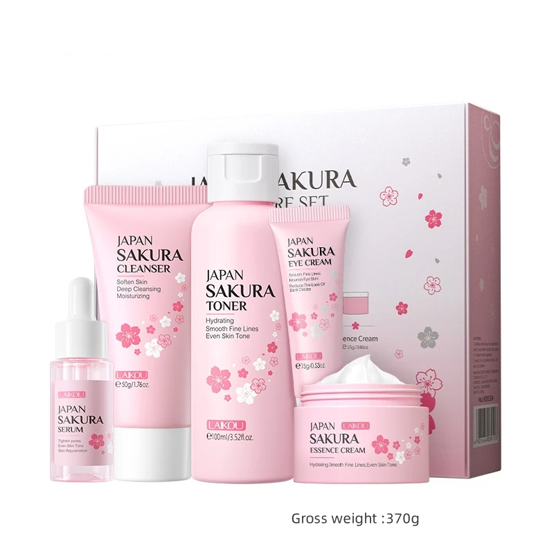 Brightening moisturizing hydrating skin lightening products 5pcs skin care set face care for women