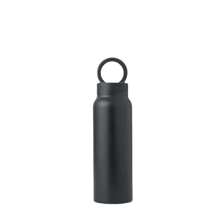 Cheap double wall flask with magnetic iPhone holder water bottle lid insulated customized water bottle