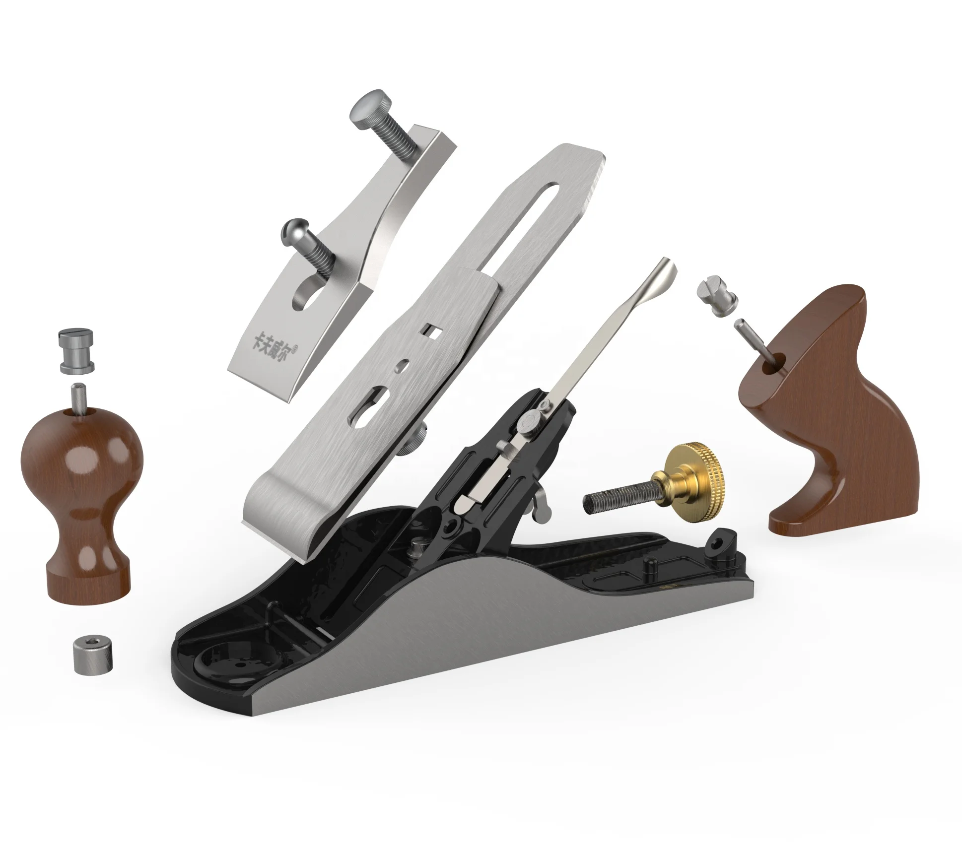 KAFUWELL-CU3235 Euro style iron low angle JACK PLANE wood working carpenter DIY with #3 #4 #5 #6 mini 5 different