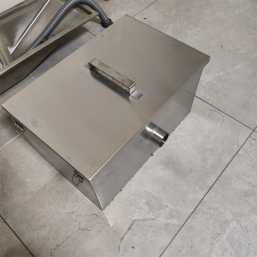 Stainless Steel Kitchen Grease Trap and Oil-water Separator for Waste Water Treatment