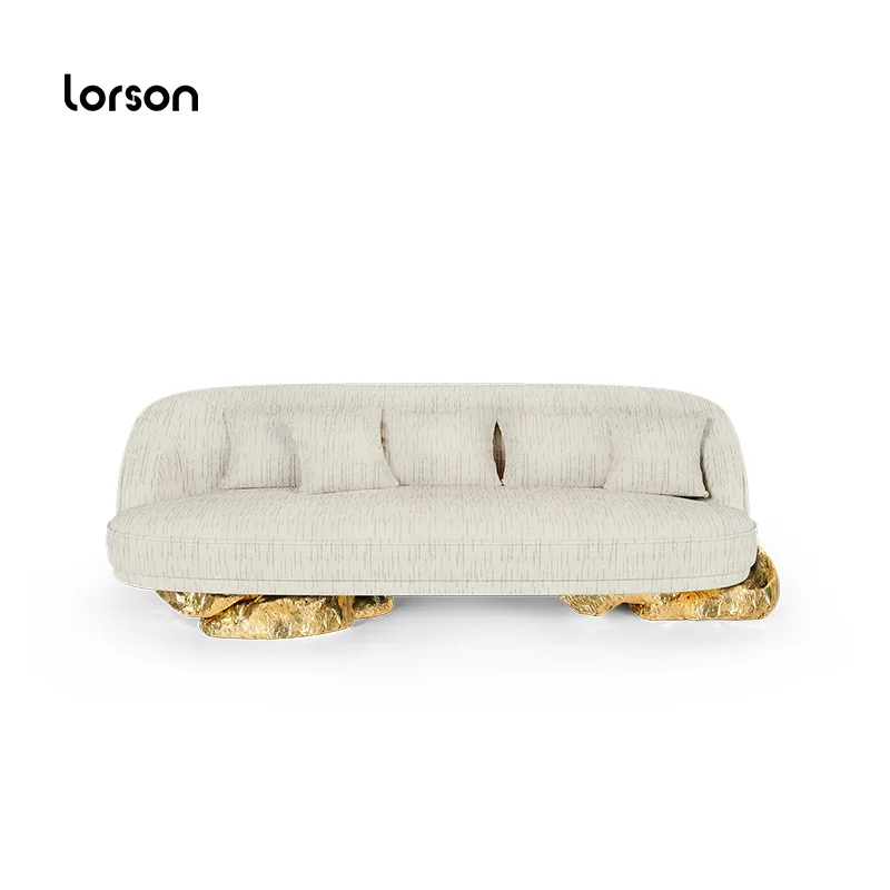 Leon Home Premium Quality Modern 3-Seat Modular Sofa Luxury Living Room Classic