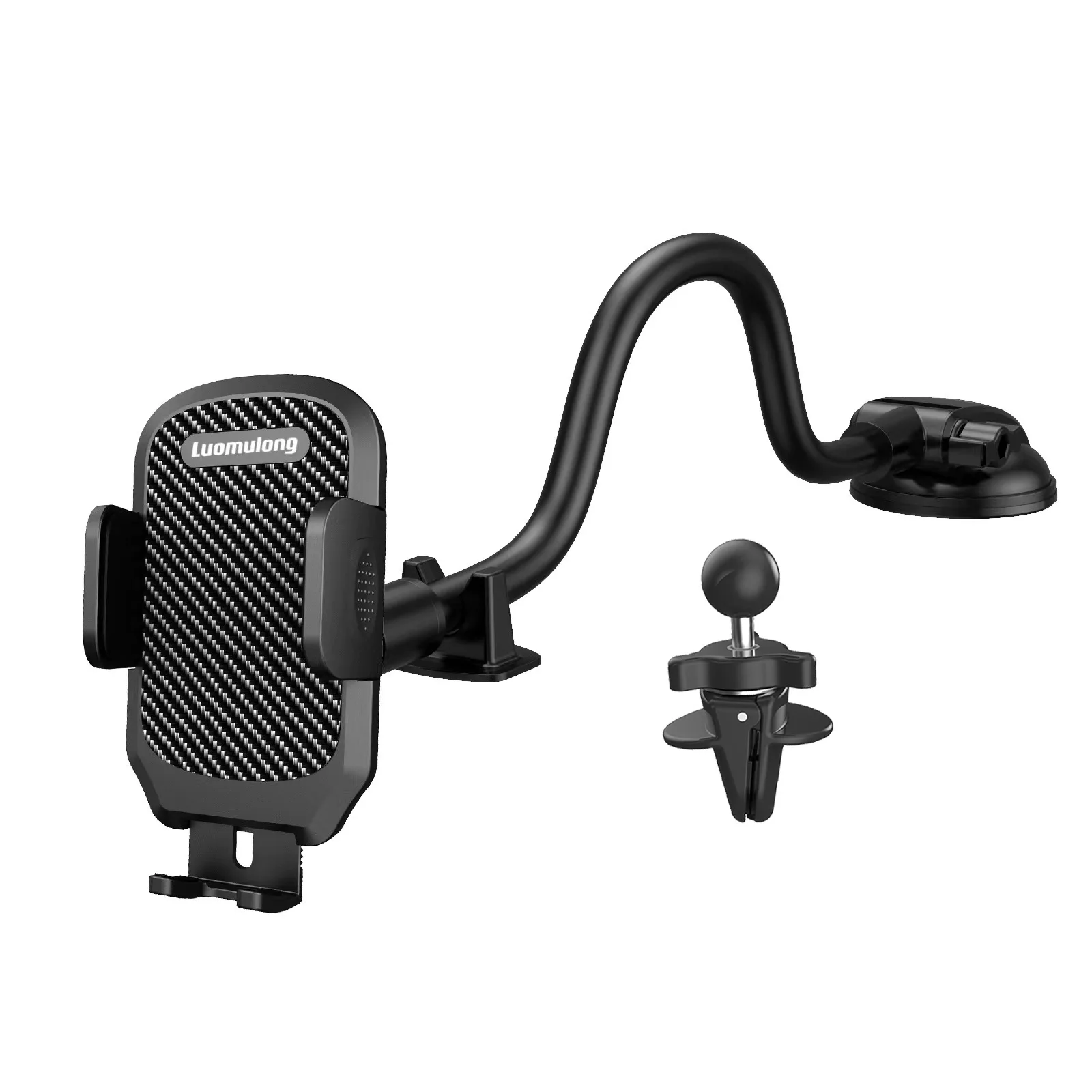 Long arm car Gooseneck Strong Suction Cup Phone Holder for Windshield Dashboard for all phone for truck