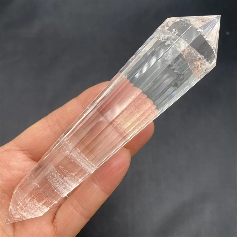 Wholesale Healing Vogel Crystals Natural Hand Made Clear Quartz Crystal Point Vogel Crystal Wands