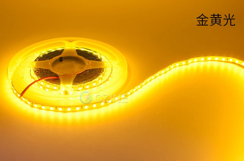 Czinelight High Quality Cintas Led 12v Led Tape 2835 Strip cold white 120 Lights/m  4mm  Width  Led Strip