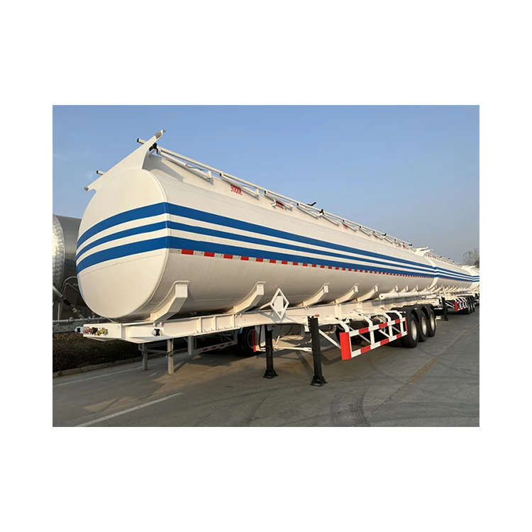 China Supplier Crude Oil Transport Trailer Liquid Tank Semitrailer
