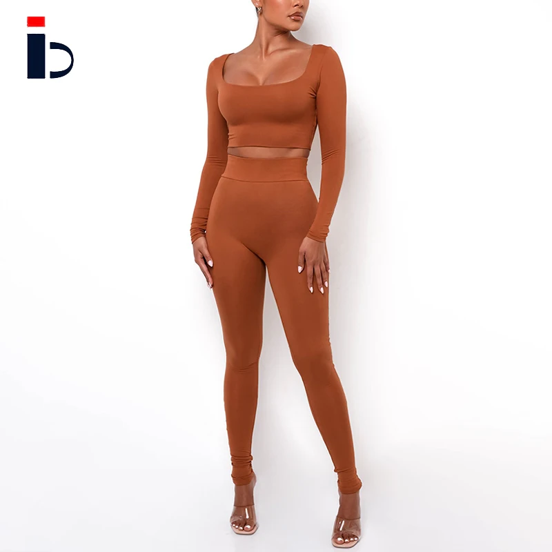 Wholesale Workout Clothing Yoga Wear Crop Top Custom Logo Ladies T Shirt Long Sleeves Sexy Luxury T Shirts For Women Tops