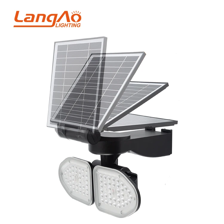 High Lumen 10w 20w Led Waterproof Wireless Motion Sensor Outdoor Lighting Garden Solar Wall Light