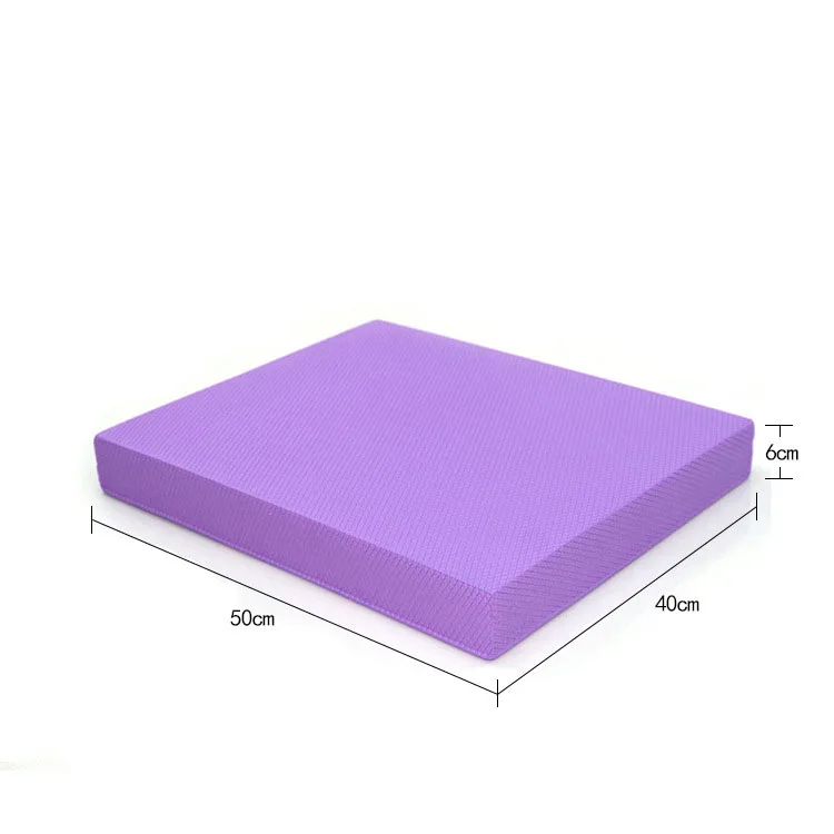 recyclable gym tpe square balance soft mat /cheap balance pad thickness 6cm