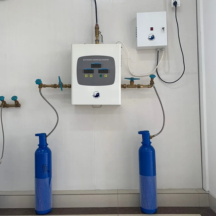 Hot Sale Oxygen Manifold System Used In Automatic Oxygen Supply System With Oxygen Manifold Hospital Gas Pressure Monitoring