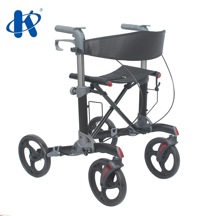  Алюминиевые роликовые ходунки Kaiyang KY9157L для пожилых людей с тормозом Европейский алюминиевый роликовый ходунок