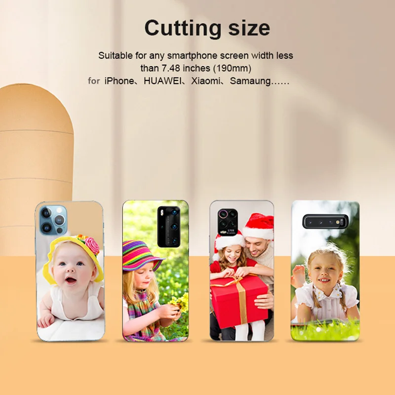 Customized your inkjet photo and pattern mobile back skin films 120x190 white glossy sticker printable paper a4 a5 size