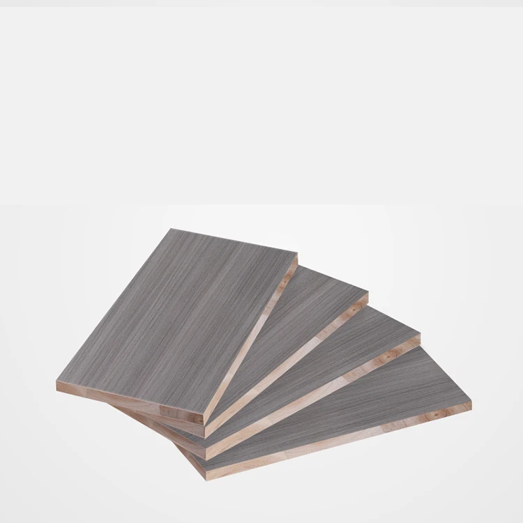 Waterproof Poplar Veneer Laminated Block Board Plywood for Door