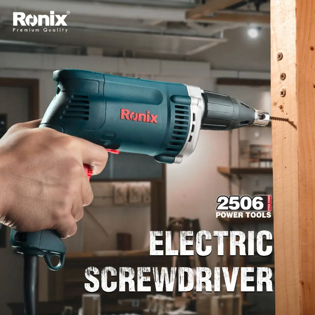 2506 Ronix Лучшая цена электрическая шуруповерт для гипсокартона 220-240 В промышленного или бытового применения