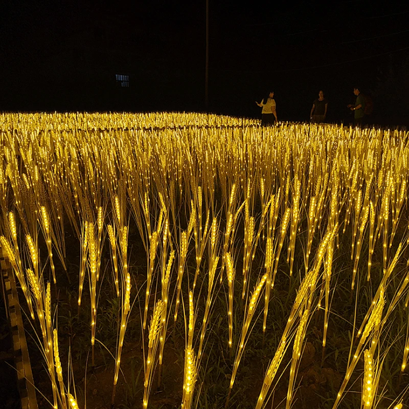 LED Outdoor Wheat Ear Waterproof Garden Courtyard Sensing Wheat Decoration Landscape Lamp Light Lighting
